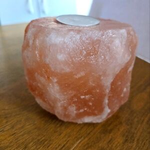 Salt lamp votive candle holder